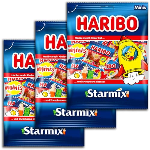 3 er Pack Haribo Starmix Minis 3 x 250g XXL-Packung mit Minibeuteln 3 er Pack Haribo Starmix Minis 3 x 250g XXL-Packung mit Minibeuteln von HARIBO
