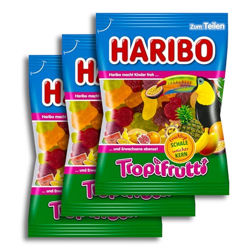 3 er Pack Haribo Tropifrutti 3 x 175g Fruchtgummis von HARIBO