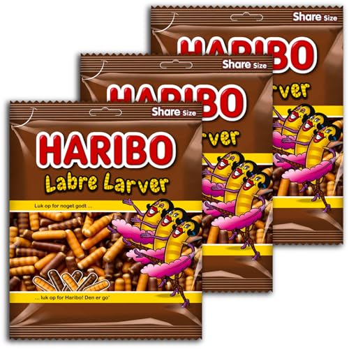 3 er Pack Haribo XL Packung Labre Larver 3 x 325g 3 er Pack Haribo XL Packung Labre Larver 3 x 325g von HARIBO