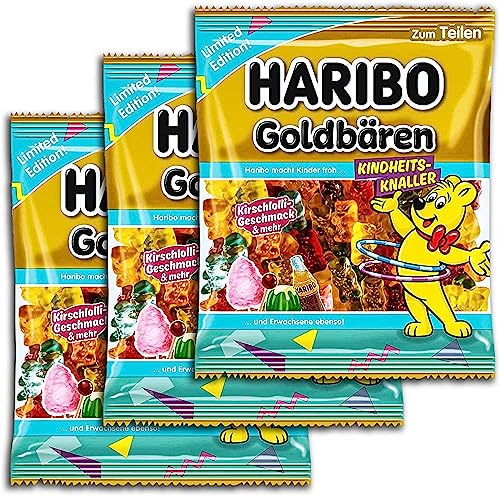 3 er Set Haribo Goldbären Kindheitsknaller 3 x 175g von HARIBO