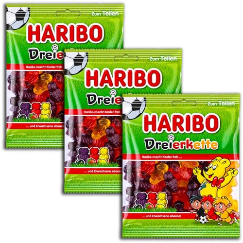 3 er Pack Haribo Dreierkette 3 x 175g von HARIBO