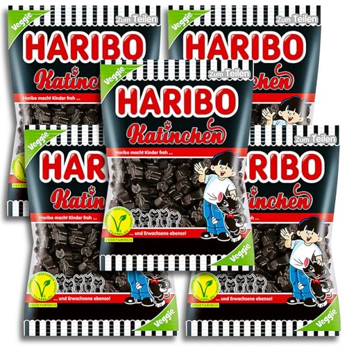 5 er Pack Haribo Katinchen vegetarisch 5 x 175g von HARIBO