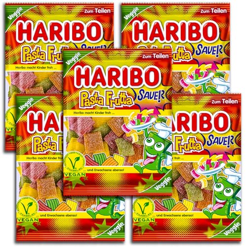 5 er Pack Haribo Pasta Frutta sauer vegan 5 x 160g von HARIBO