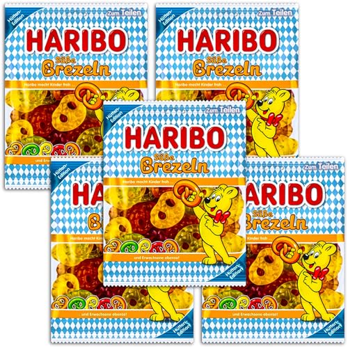 5 er Pack Haribo Süße Brezeln 5 x 175g Fruchtgummi 5 er Pack Haribo Süße Brezeln 5 x 175g Fruchtgummi von HARIBO