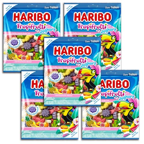5 er Pack Haribo Tropifrutti Typ Joghurt 5 x 160g Schaumzuckermischung mit Joghurtgeschmack 5 er Pack Haribo Tropifrutti Typ Joghurt 5 x 160g Schaumzuckermischung mit Joghurtgeschmack von HARIBO