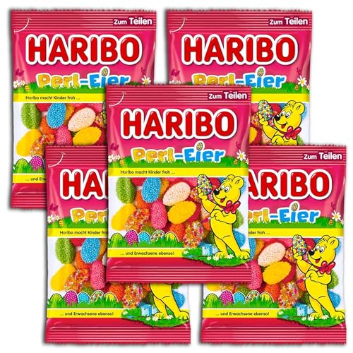 5er Pack Haribo Perl-Eier Gelee Ostereier 5 x 200 g 5er Pack Haribo Perl-Eier Gelee Ostereier 5 x 200 g von HARIBO
