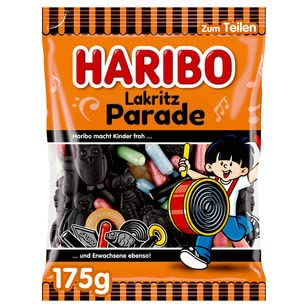 HARIBO Lakritz Parade, 18er Pack (175g) von HARIBO