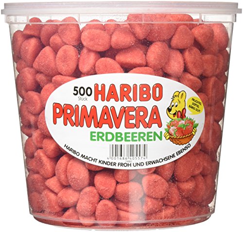 HARIBO Primavera Erdbeeren, 2er Pack (2 x 1.15 kg) von HARIBO