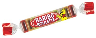 HARIBO - Roulette Rollen - Weingummi - Fruchtgummi - Box mit 50 Rollen von HARIBO