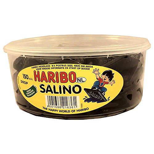 HARIBO - Salino Lakritz - Salmiak - Box mit 150 Stück von HARIBO