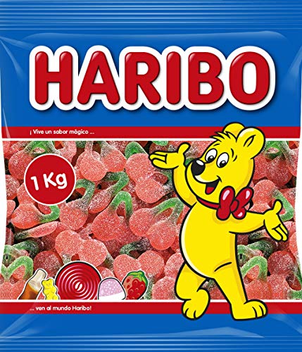 Haribo, Kirschen Bonbons mit Zucker, Gummibärchen, 1 kg von HARIBO