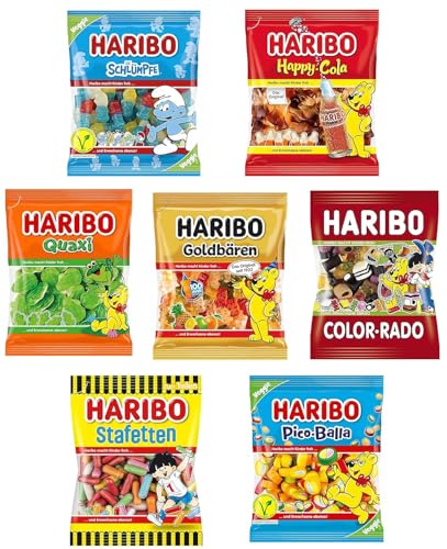 Haribo 7er Tüten Mix Set | für Partys, Kindergeburtstage oder als Geschenk | 1195g Haribo 7er Tüten Mix Set | für Partys, Kindergeburtstage oder als Geschenk | 1195g von HARIBO
