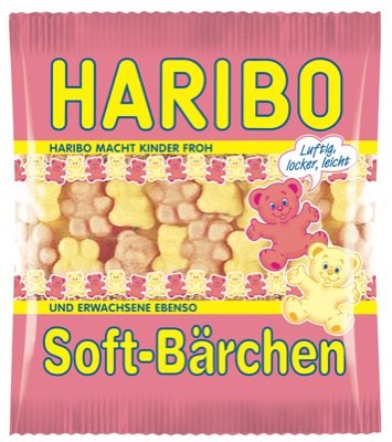 Haribo Beutel 200g, Softbärchen 30 x 200 g von HARIBO