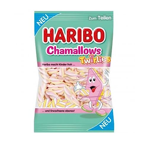 Haribo Chamallows Twirlies Schaumzucker (1 x 200g) von HARIBO