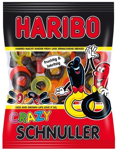 Haribo Crazy Schnuller, 20er Pack (20x 200 g Beutel) von HARIBO