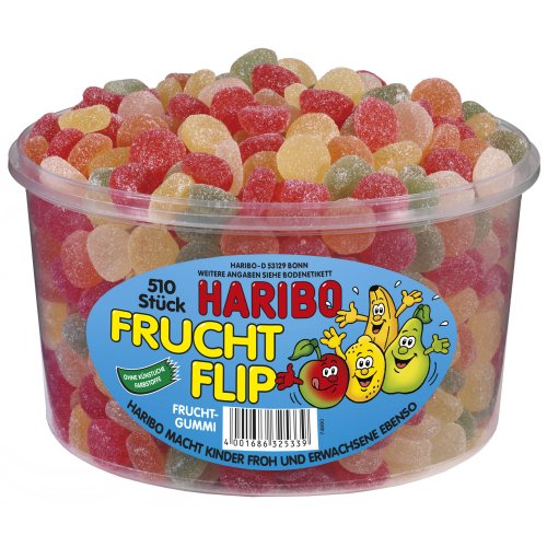 Haribo Frucht Flip, 1er Pack (1 x 1.5 kg) von HARIBO