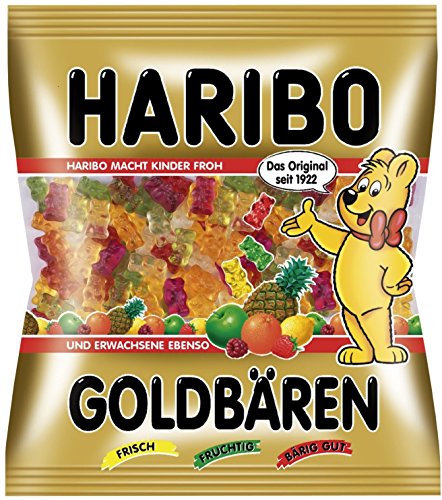 Haribo Goldbären Original Gummibären, 1000g Beutel im Karton (6er-Pack) von HARIBO