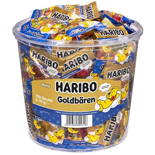 Haribo - Goldbären ""Gute Nacht"" - 6x 100 Minibeutel von HARIBO