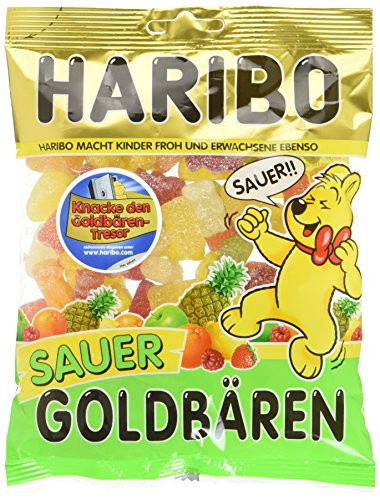Haribo Goldbären Sauer -Beutel, 200 g von HARIBO
