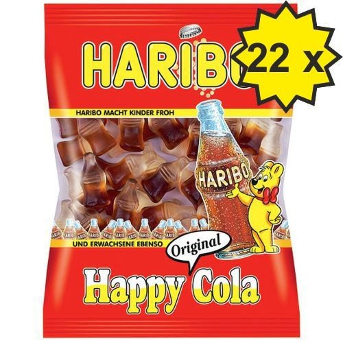 Haribo Happy-Cola (22x 200g Beutel) von HARIBO