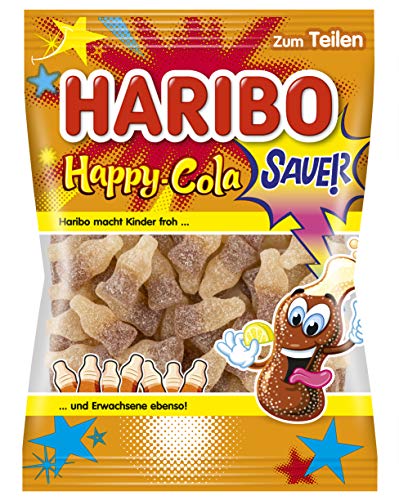 Haribo Happy Lemon fresh Happy Cola sauer, 200 g Beutel Haribo Happy Lemon fresh Happy Cola sauer, 200 g Beutel von HARIBO