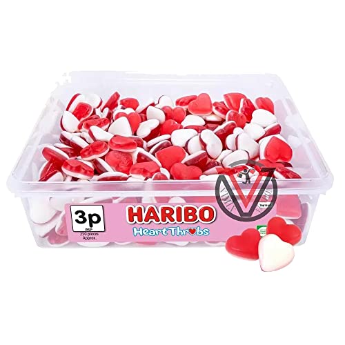 Haribo Heart Throbs 3p Dose 725g Fruchtgeschmack Gummi Haribo Heart Throbs 3p Dose 725g Fruchtgeschmack Gummi von HARIBO