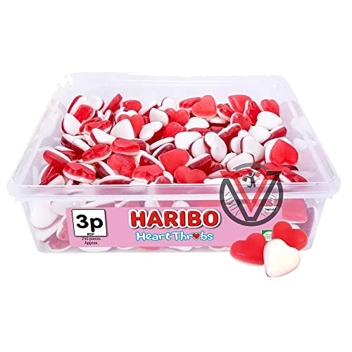 Haribo Heart Throbs 3p Tub 725g Fruchtgeschmack Gums von HARIBO