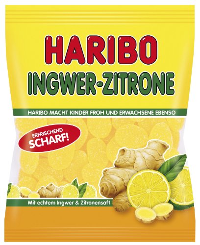 Haribo Ingwer-Zitrone, 5er Pack (5 x 175 g Beutel) von HARIBO