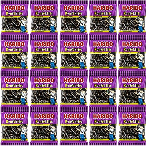 Haribo Konfekties Lakritzstangen mit Konfektfüllung VPE (20x160g Packung) von HARIBO