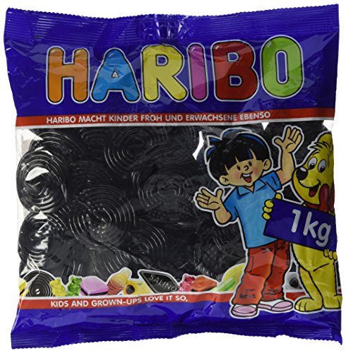 Haribo Lakritz Schnecken, 2er Pack (2 x 1 kg) von HARIBO
