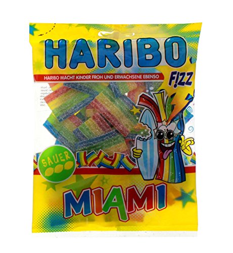 Haribo - Miami Fruchtgummi saure Süßigkeit - 175g Haribo - Miami Fruchtgummi saure Süßigkeit - 175g von HARIBO