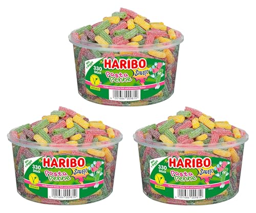Haribo Pasta Penne 3 x 330 Stück (ca. 2.772g) von HARIBO