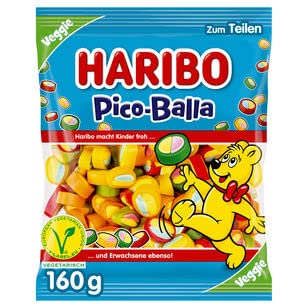 Haribo Pico-Balla Veggie, 22er Pack (22 x 160g) von HARIBO