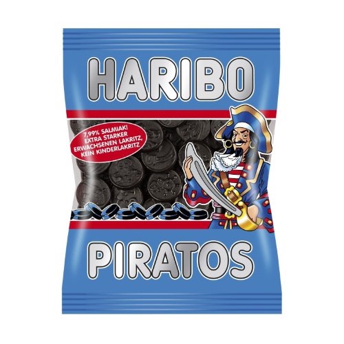 Haribo Piratos Salmiak 200g (3er Pack) von HARIBO