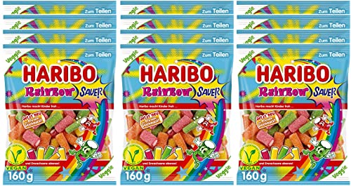 Haribo Rainbow Sauer | 12 Beutel a 160g von HARIBO