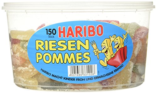 Haribo Riesen Pommes,3er Pack (3 x 1.2 kg Dose) von HARIBO