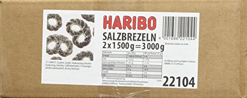 Haribo Salzbrezeln, 1er Pack (2 x 1,5 kg) von HARIBO