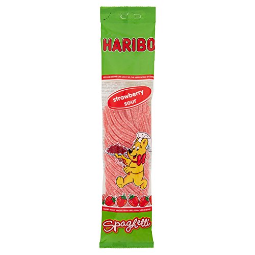Haribo Spaghetti Erdbeere - 5 Stück à 200 g [1 kg] von HARIBO