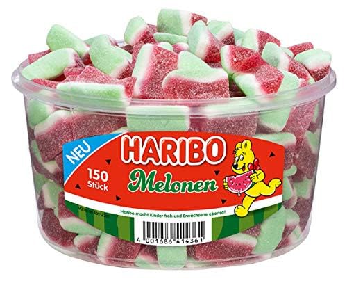Haribo Wassermelone Runddose 3er pack (3 x 1050g) von HARIBO