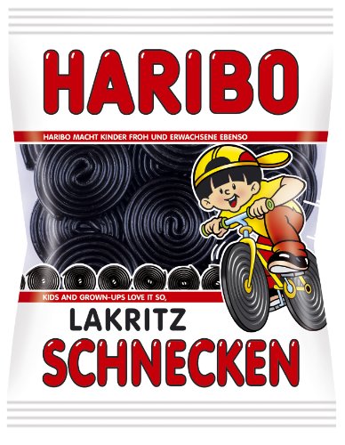 Lakritzprodukte - Lakritz Schnecken, 200g von HARIBO