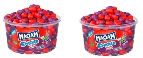 Maoam Kracher Wild Berry 265 2x Runddose à 1200g Maoam Kracher Wild Berry 265 2x Runddose à 1200g von HARIBO