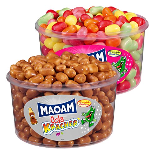 Neu HARIBO Maoam 2er Set, Cola/Frucht, Kracher Kombination, Dragees, Kaubonbon Neu HARIBO Maoam 2er Set, Cola/Frucht, Kracher Kombination, Dragees, Kaubonbon von HARIBO