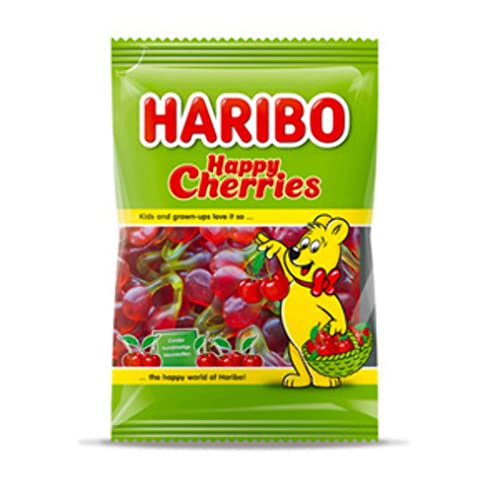 Sußichkeiten Haribo | Glückliche Kirschen Tasche (28X 75Gr | Haribo Box | Haribo Großpackung | 28 Pack | 2100 Gram Total Sußichkeiten Haribo | Glückliche Kirschen Tasche (28X 75Gr | Haribo Box | Haribo Großpackung | 28 Pack | 2100 Gram Total von HARIBO