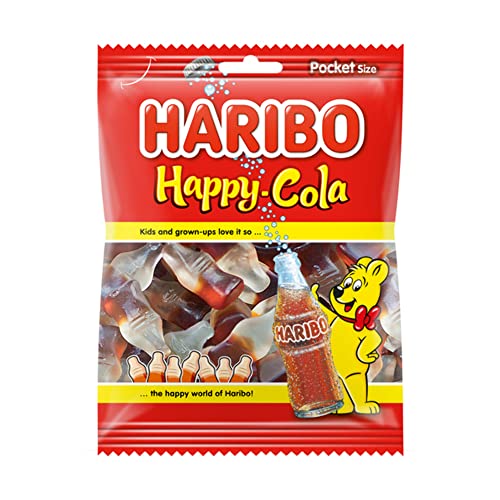 Sußichkeiten Haribo | Happy Cola Tasche (28X 75Gr | Haribo Box | Haribo Großpackung | 28 Pack | 2100 Gram Total von HARIBO