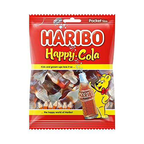 Sußichkeiten Haribo | Happy Cola Tasche (28X 75Gr | Haribo Box | Haribo Großpackung | 28 Pack | 2100 Gram Total von HARIBO