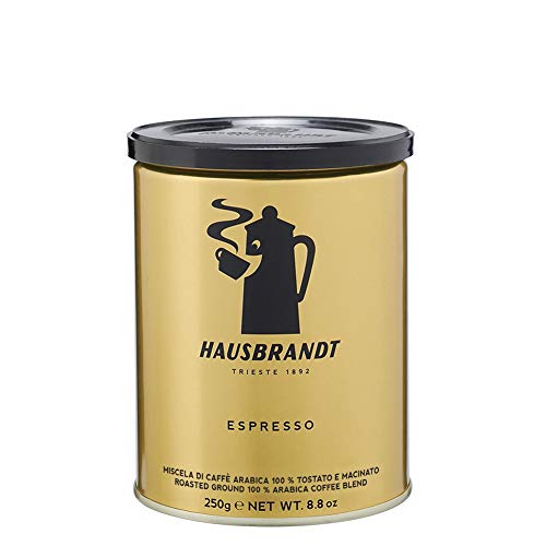 100% Arabica Hausbrandt gemahlener Kaffee (Espresso für Espressomaschinen) von HAUSBRANDT