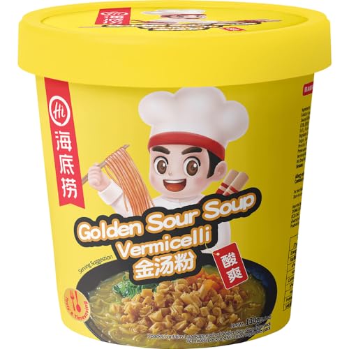 HAIDILAO - Instantreisnudeln Golden Sour Soup - Multipack (12 X 130 G) von Haidilao
