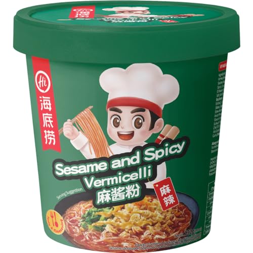 HAIDILAO - Instantreisnudeln Sesam Würzig - Multipack (12 X 130 G) von Haidilao
