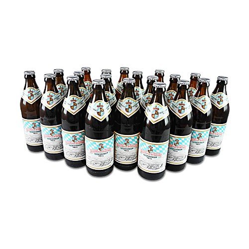 Tegernseer Hell (helles Vollbier / 20 Flaschen à 0,5 l / 4,8% vol.) von HBB Tegernsee