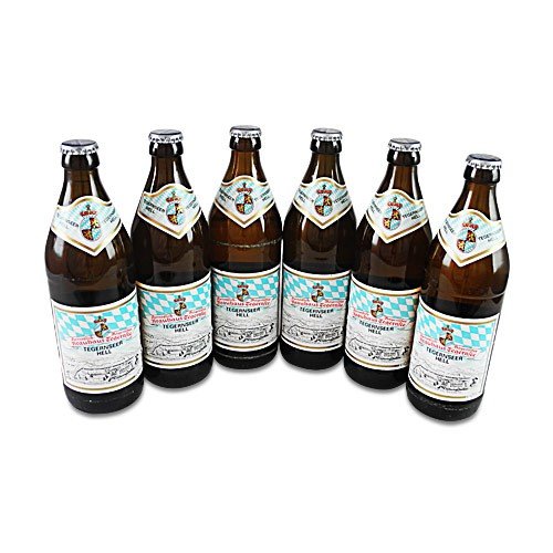 Tegernseer Hell (helles Vollbier / 6 Flaschen à 0,5 l / 4,8% vol.) von HBB Tegernsee